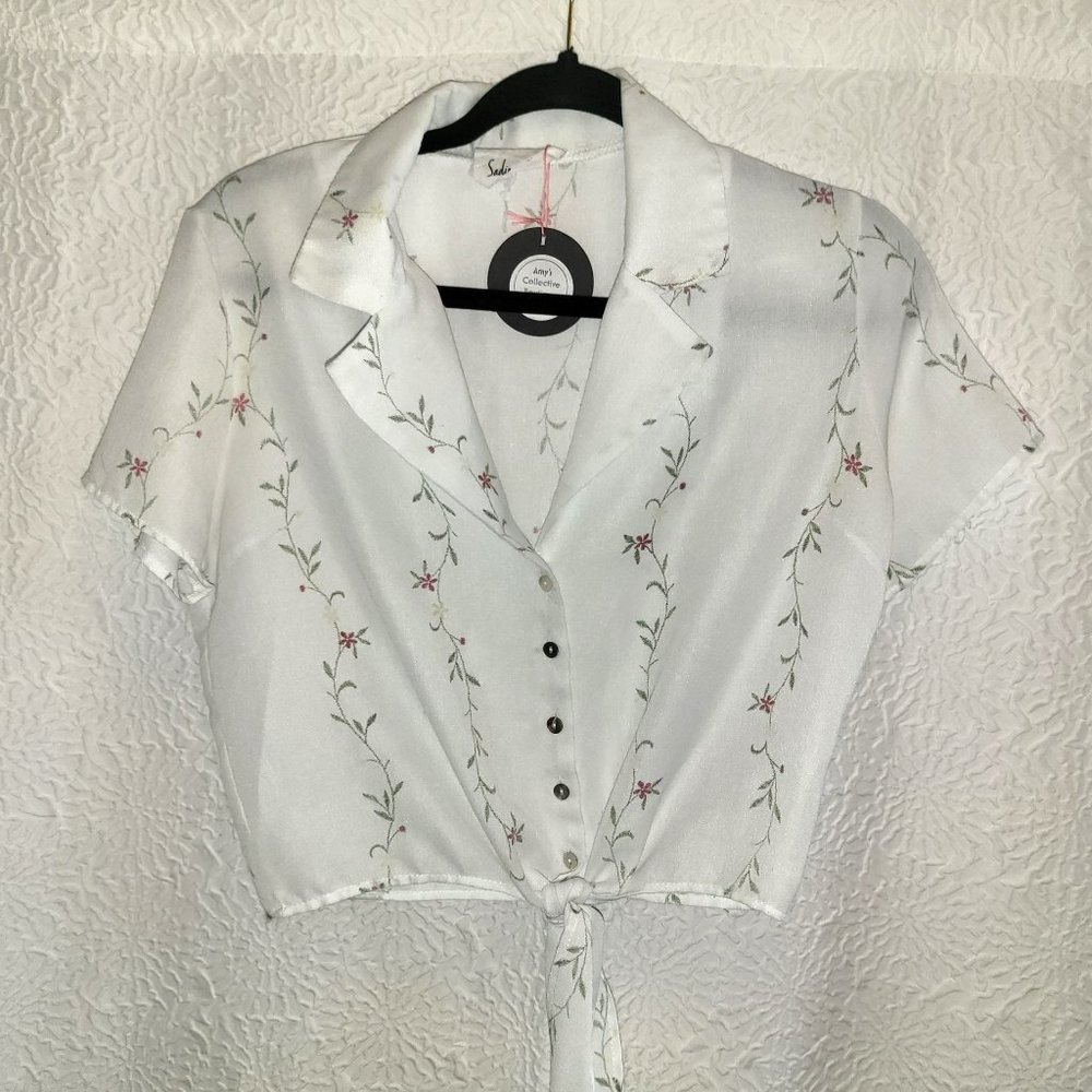 Sadie & Love Front Tie Top